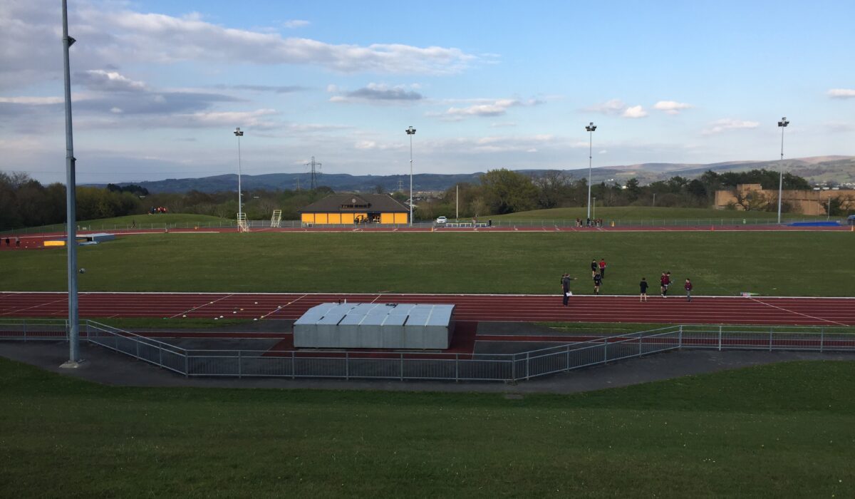 Macclesfield Athletics Track - panoramic