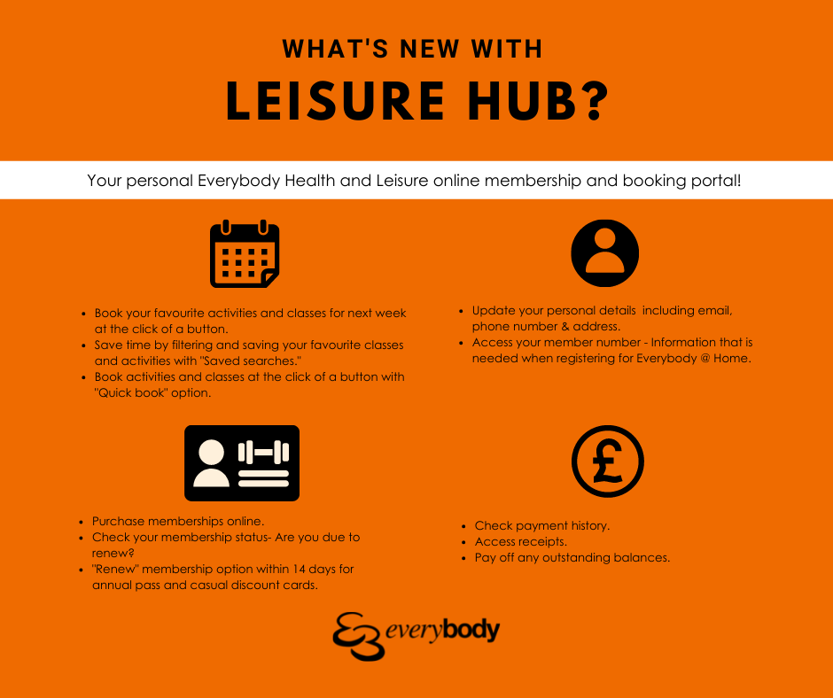 Leisure Hub benefits