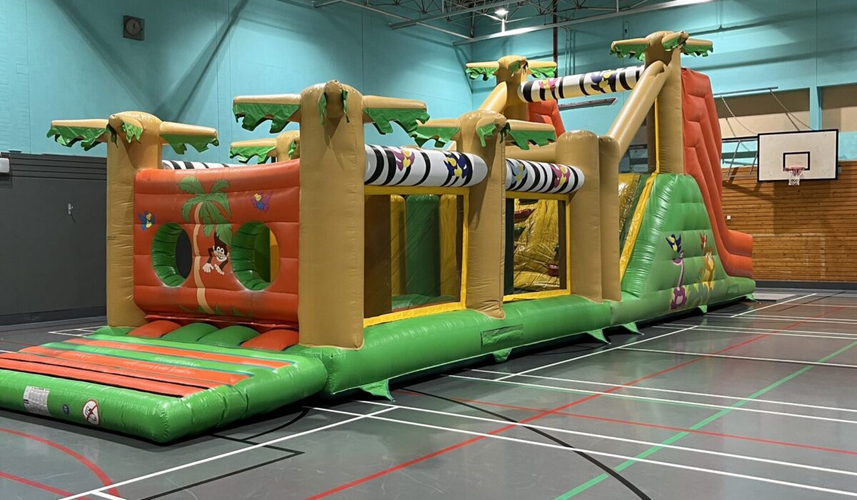 jungle inflatable- Alsager Leisure Centre