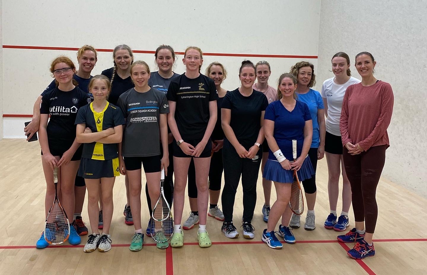 Women & Girls Squash Festival held at Macclesfield Leisure Centre