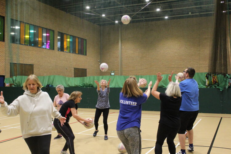 Walking Netball at Macclesfield Leisure Centre