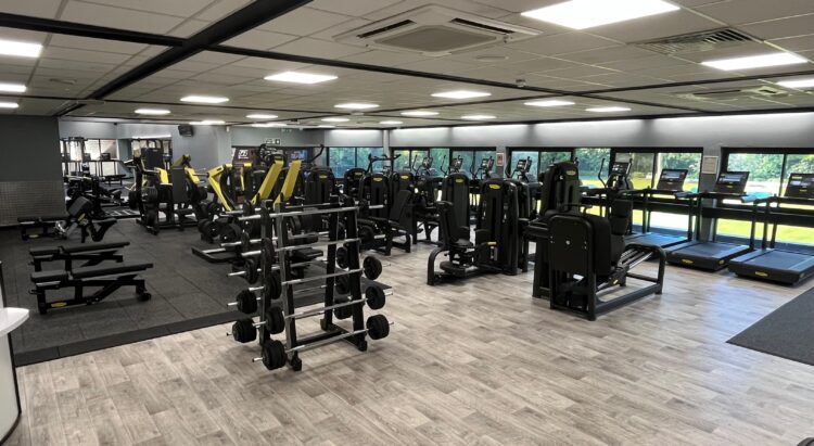 The expansive 90 station gym at Wilmslow Leisure Centre