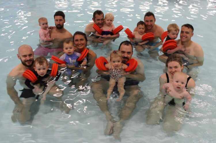 First Learn To Swim Scheme customers at Congleton Leisure Centre