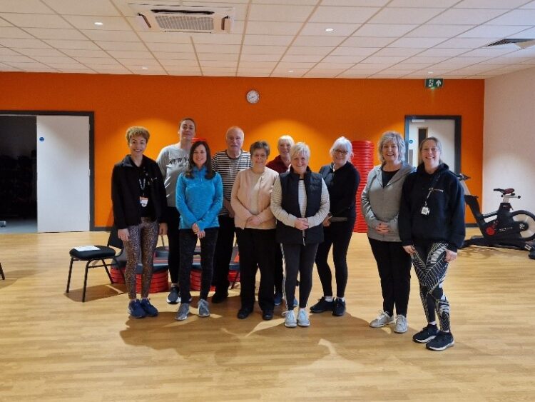 Recent participants who completed Everybody’s ESCAPE-pain for backs programme at Congleton Leisure Centre