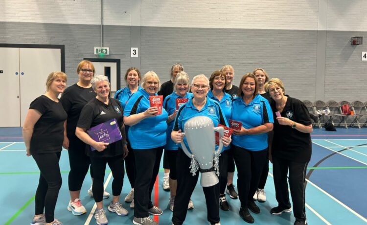 Walking Netball tournament at Congleton Leisure Centre